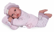 Realistická bábika bábätko s mäkkým látkovým telom 42 cm Erika 33391 Antonio Juan