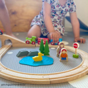 Drevená vláčikodráha osmička Bigjigs Rail