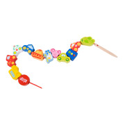 Prevliekanka/Navliekačka dopravné prostriedky drevená 13 ks 18 m+