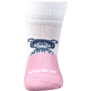 Ponožky dojčenské bambusové Sebík s medvedíkom dievčenské (3 páry)
