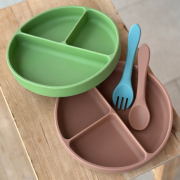 Príbor silikónový Take & Match 6 m+ Petite & Mars