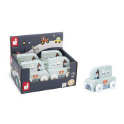 Drevené auto na tlačenie Cross roads Janod Veterinár