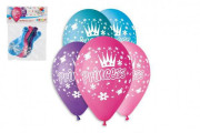 Balónik/Balonky nafukovacej princeznej 12'' priemer 30 cm 5 ks