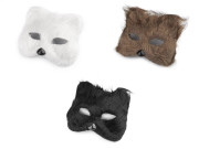 Karnevalová maska ​​- škraboška chlpatá mačka