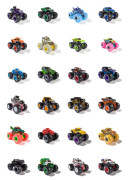 Monster Jam - zberateľský kovový model auta Monster Truck 1:64