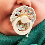 Cumlíky z prírodného kaučuku 2ks 0 - 6 mesiacov Liberty Boheme Bibs