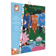 Kreatívna súprava Mini Džungľa v noci Štrasové kamienky Janod Atelier