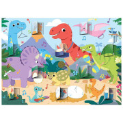 Puzzle schovávačka - Dinosaury