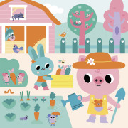 My arts&crafts Mini Zamatové omaľovánky Farma od 18 mesiacov Janod