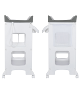 Prebaľovací pult s vaničkou Rosie Mineral Grey