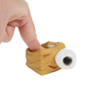 Kocka príšera antistresová mačkací silikón 5x5 cm