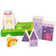 Magnetické vertikálne puzzle zámok Bigjigs Toys