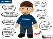 Panáčik Ostravak 32 cm hovoriaci po ostravsku 0 m+