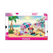 Minnie oslava 15 dielikov doskové puzzle Dino