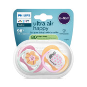 Cumlík Ultra air obrázok 6-18 m dievča, 2 ks Philips Avent
