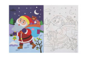 Omaľovánky Veselé Vianoce so samolepkami