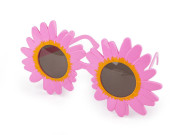 Karnevalové okuliare kvety