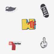 Amulety - ozdoby na topánky Amuletz Street style mix Coqui