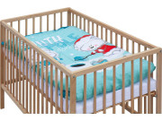 Detská postieľka s kompletnou výbavou 120 x 60 cm, Ľady Scarlett