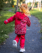 Softshellová bunda detská Lienky červená Wamu