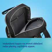Multifunkčný prebaľovací batoh čierny Canpol babies