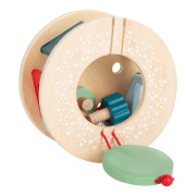 Ťahací motorický slimák s tvarmi small foot