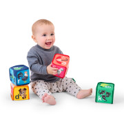 Hračka textilné kocky abeceda Alpha Stacks™ 4 ks 3 m+ Baby Einstein