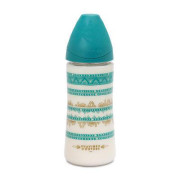 Dojčenská fľaša silikónový okrúhly cumlík Premium Couture Suavinex 360 ml