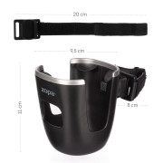 Držiak na pitie na kočík Ultra, Black