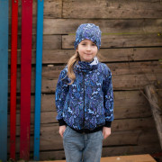 Mikina na zips Night forest modrá Esito