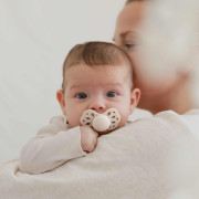 Infinity symetrické cumlíky silikón 0 - 6 mesiacov 2 ks Bibs