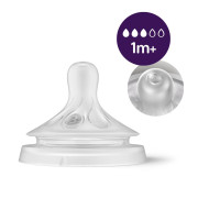 Fľaša Natural Philips Avent Response 260 ml, 1 m+ Modrá