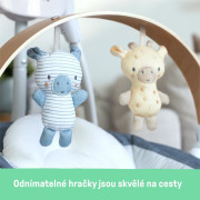 Hojdačka pohupujúca hudobný Chambray 0 m+, do 9 kg Ingenuity