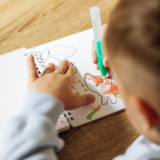 Kúzelné maľovanie vodou Farma 8 listov + štetec