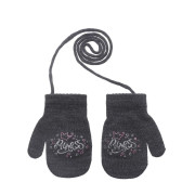 Palcové rukavičky so šnúrkou Princess 2–3 roky