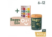 Beggs 2 pokračovacie mlieko, box + pexeso 2,4 kg (3x800 g)