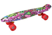 Skateboard viacfarebný 56 x 15 cm Wiky