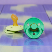 Colour anatomické cumlíky z prírodného kaučuku 2 ks 0 - 6 m Bibs