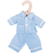 Modré pyžamo pre bábiku Bigjigs Toys 28 cm