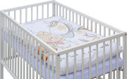 Detská postieľka s kompletnou výbavou 120 x 60 cm - Subra Scarlett