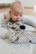 Zaspávač babyted hryzátko, hrkálka plyš 25x25 cm 0 m+