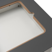 Detský stôl a stoličky Leaf Grey Baby Mix