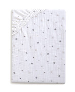 Mušelínové prestieradlo Dizajn s gumou 60 x 120 cm BabyMatex
