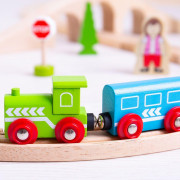 Drevená vláčikodráha osmička Bigjigs Rail