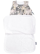 Letný spací vak so zipsom na boku koala sivá