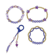 Sada Výroba šperkov Náramky Popstar 3 ks a doplnok Janod Atelier