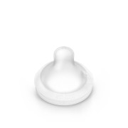 Suavinex Cumlík širokohrdlý okrúhly Silikón UNI 2 ks