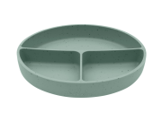 Tanier delený s prísavkou Platinum Silicone KikkaBoo
