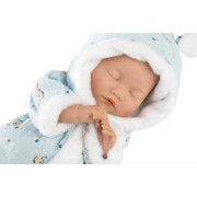 Little Baby 63301 Llorens - Spiaca realistická bábika s mäkkým telom 32 cm