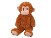 Opica plyšová 80 cm hnedá Plush Friends